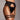 black garter belt and panty
