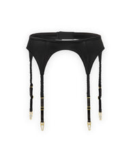 Silk garter belt - Black Heart Lingerie