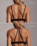 Silk triangle bra - Black Heart Lingerie