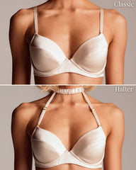 Silk push-up bra - Black Heart Lingerie
