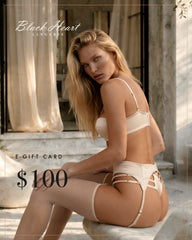 Black Heart Lingerie $100 E-Gift Card