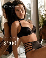Black Heart Lingerie $200 E-Gift Card