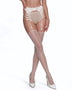 Back-Seamed Stockings in Pink Champagne, front view