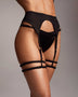 Silk garter belt - Black Heart Lingerie